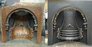 Cast Iron Fireplace Restoration Process