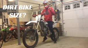 Dirt Bike Sizes Ultimate Guide With Charts By Lastcart Co