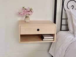 Floating Nightstand With Drawer In