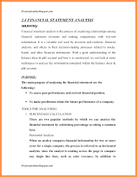 Company Financial Analysis Report Template Free Word Templates For