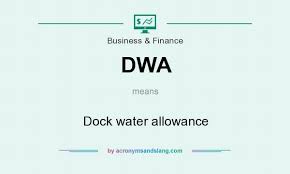 dwa dock water allowance by