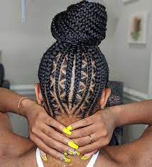 Braids are easy to make and create a soft and girlish look. 43 Braided Bun Hairstyles For Black Hair Page 2 Of 4 Stayglam Braided Hairstyles Braided Bun Hairstyles African Hair Braiding Styles