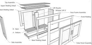 tv lift cabinet free design plans