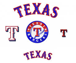 Hit a home run with this baseball logo maker. Texas Rangers Logo Machine Embroidery Design For Instant Download