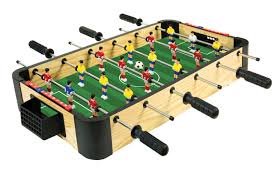 The set includes everything you need to play: 24 Wooden Table Top Foosball Soccer Toys R Us Canada