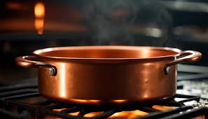 copper chef pans in the oven