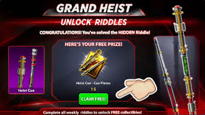 If you have a question you can ask it below and please check through the questions that have already been asked to see if you can answer any. Grand Heist Quest Free Cue Avatar Hidden Riddle