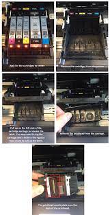 how to clean a canon printhead