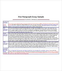example of a   paragraph essay five paragraph essay outline five    