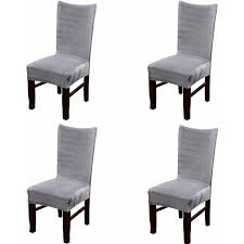Litzee Velour Dining Chair Covers
