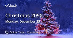 When is Christmas 2090 - Countdown Timer Online - vClock