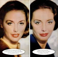 how to do 1950s eye makeup brows
