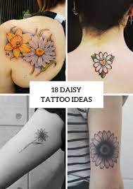 These lovely pieces display the precision of the artist and can add a feminine touch to any canvas. 18 Amazing Daisy Tattoo Ideas For Women Styleoholic