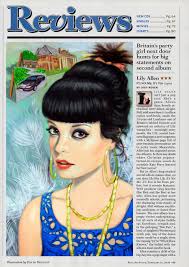 Rapp Art Lily Allen Record Review For Rolling Stone Magazine