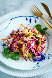 asian coleslaw with sesame dressing
