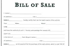 Bill Of Sale Form Template Bill Of Sale Form Template Beautiful