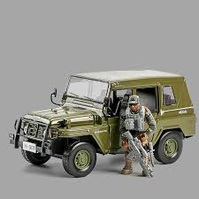 Us 16 17 Beijing Jeep 1 28 Scale 2020 Alloy Car Model Simulation Boy Model Toy Car Pendulum Off Road Vehicle Military Simulation With Box In