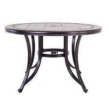 Round Aluminum Outdoor Dining Table
