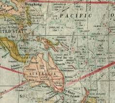 Antique World Travel Map Fabric Nautical Ocean Chart Art