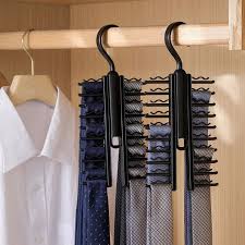 20 Bar Tie Hanger Belt Rack 360