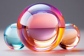 Glass Balls Background Ultra Hd Desktop