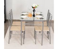 Costway 5 Piece Dining Set Table And 4