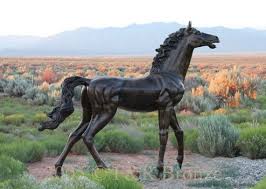 Yearling Outdoor Horse Sculpture