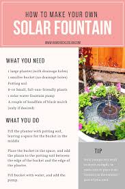 How To Make Your Own Backyard Solar Water Fountain Diy