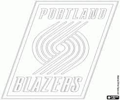 Portland trail blazers google leit portland. Portland Trail Blazers Emblem Coloring Page Printable Game