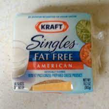 fat free american cheese slices