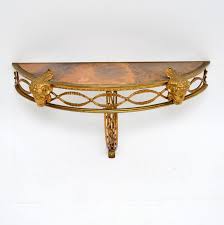 Antique French Gilt Bronze Marble Top