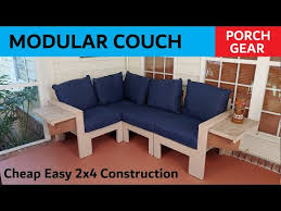 2x4 Porch Couch Modular Seating