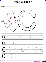 alphabet letter c worksheets for kids