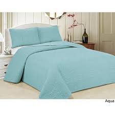 Oversized 3 Piece Bedspread Set With