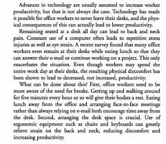 The Impact Of Advances In Technology On Office Workers Productivity