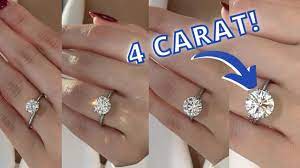 round diamond carat size comparison 1