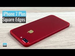 custom iphone 7 plus with square edges