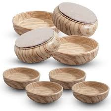 8pk caster cups to protect wooden floor