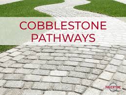 cobblestone pathway for fresh curb appeal