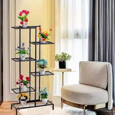 rectangular multi tiered plant stand
