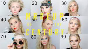 all makeup of the century 1910 1990