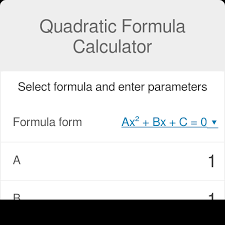 Quadratic Formula Calculator Complex