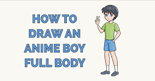 In this video you will learn drawing anime full body step by step and slow tutorial steps 1. How To Draw An Anime Boy Full Body Really Easy Drawing Tutorial