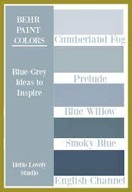 6 gorgeous light blue grey paint colors
