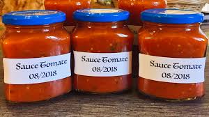 recette de sauce tomate bocaux à