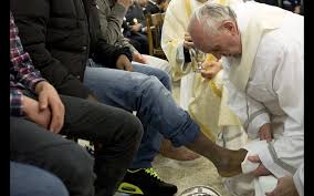 Image result for washing feet parish thursday