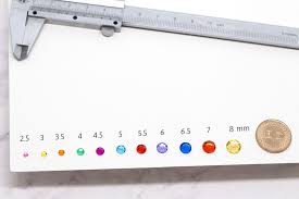 How To Measure Rhinestones Stone Size Chart In Mm Ss Pp