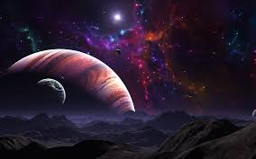 galaxy e fantasy planets cosmos