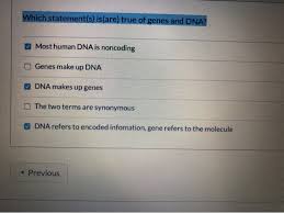 true of genes and dna