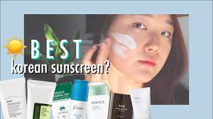 best korean sunscreens which one